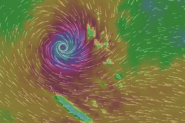 Vue cyclone Donna windy (8 mai 6 heures)