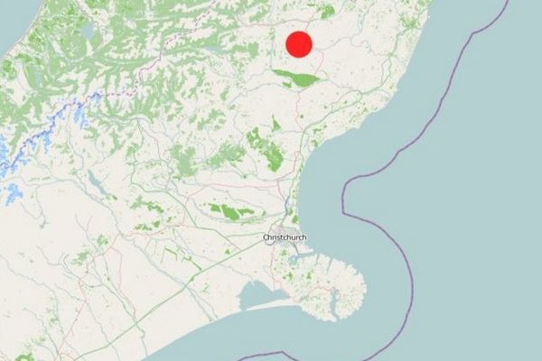 Un tremblement de terre d'une magnitude de 5,2 est survenu près de la ville de Culverdon, dans le North Canterbury. 