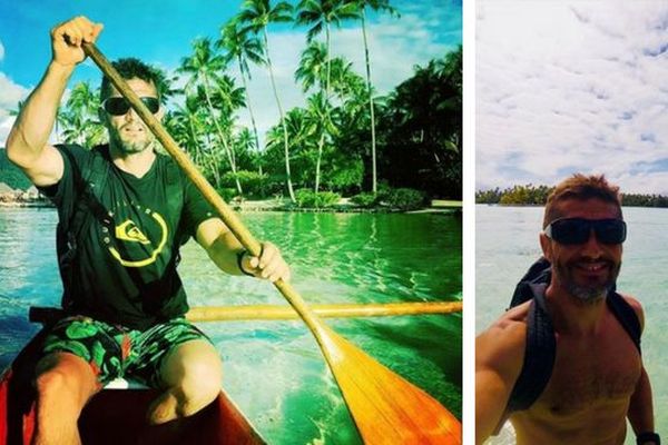 Bixente Lizarazu prend du bon temps dans nos îles