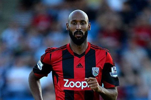 Nicolas Anelka sous les couleurs son club West Bromwich Albion 