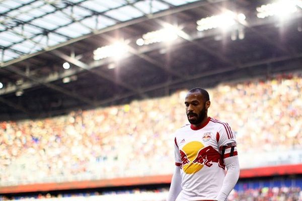 Thierry Henry avec le maillot des New York Red Bulls, en novembre 2014.