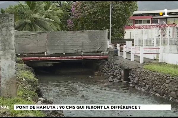 Le pont de Hamuta en chantier pour deux ans