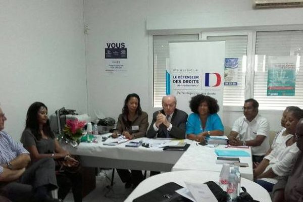 Jacques Toubon, défenseur des droits, en Guadeloupe