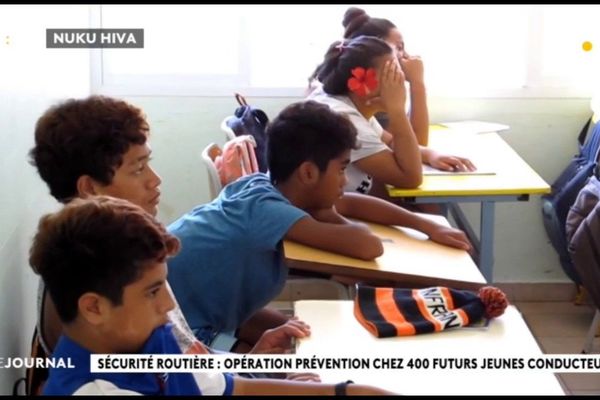 Opération de prévention routière à Nuku Hiva