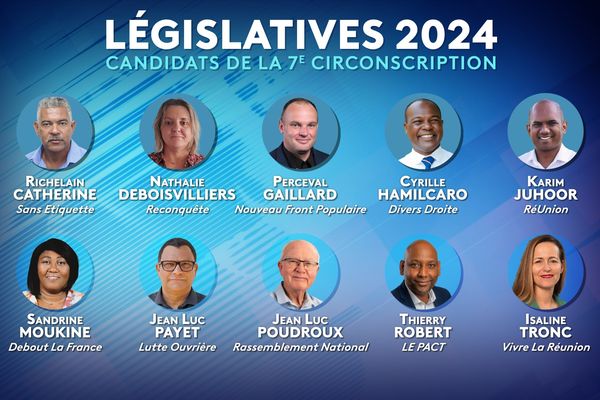 9 des 10 candidats de la 7ème circonscription ont pu participer au débat de ce mercredi 19 juin.