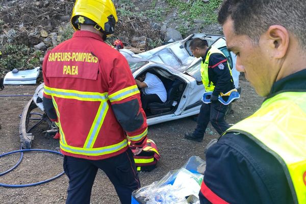 4 pompiers de la caserne de Paea mobilisés dès le 12 août en France.