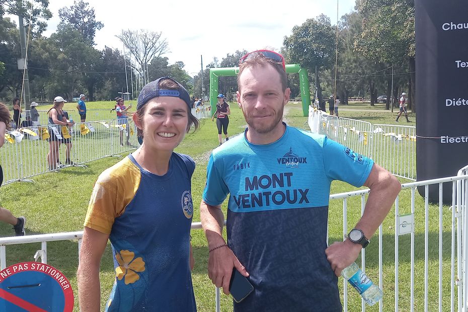 Florian Maro et Natalia Prado vainqueurs du Trail sport santé de Dumbéa