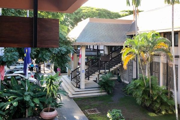 Le palais de justice de Papeete