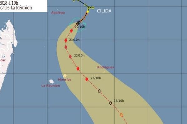 Meteo FRance Réunion tempete cilida 201218