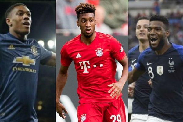 Thomas Lemar, Kingsley Coman, Anthony Martial