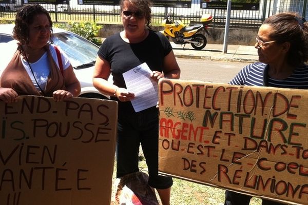 Manif contre le prix du gaz