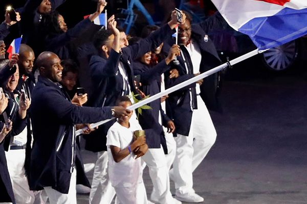 Teddy Riner, porte drapeau aux JO de Rio en 2016