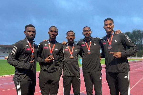 L'équipe du Racing Club de Mamoudzou remporte le bronze aux championnats de France de relais