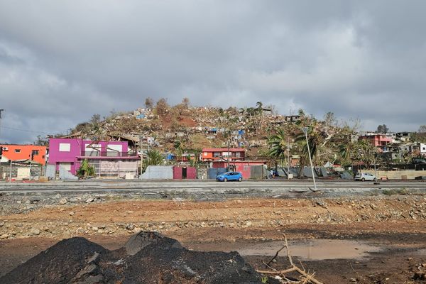 Kaweni au lendemain du passage du cyclone Chido