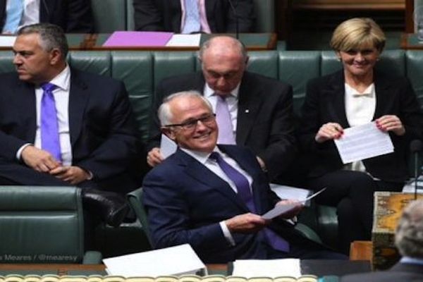 Malcolm Turnbull au Parlement