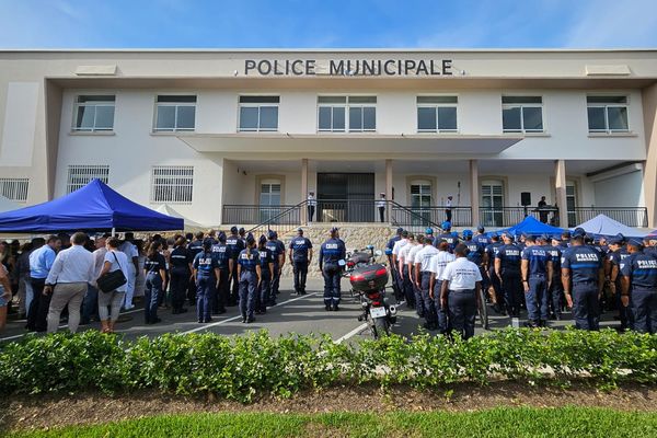 inauguration hôtel de police Nouméa