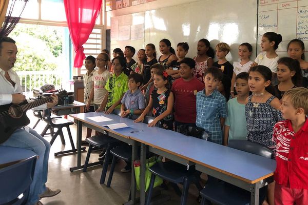 Les élèves de CE2 de l’école Putiaoro de la Mission