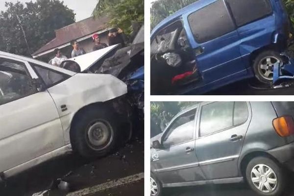 3 voitures impliquées dans un accident à Papeari