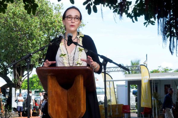 Delphine Ernotte à Tahiti. (Image d'archives)