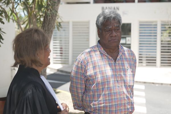 Jacques Lalié au palais de justice de Nouméa le 5 novembre 2024.