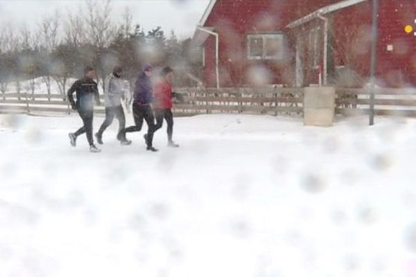 La Foulée des Iles s'entraîne même sous la neige