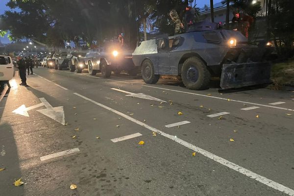 Préparation de l'opération de gendarmerie ce matin à Nouméa