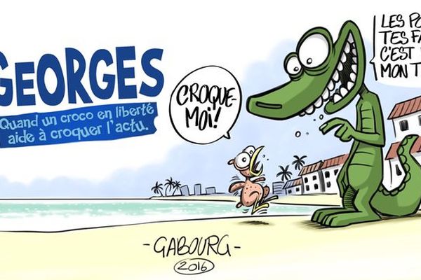 C'est sous les traits de Georges le crocodile que François Gabourg veut croquer l'actualité.