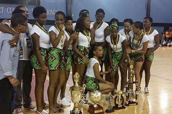 Les filles de Sinnamary championne Antilles-Guyane 2016