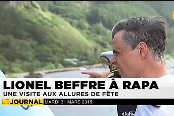 Le Haut Commissaire en visite à Rapa