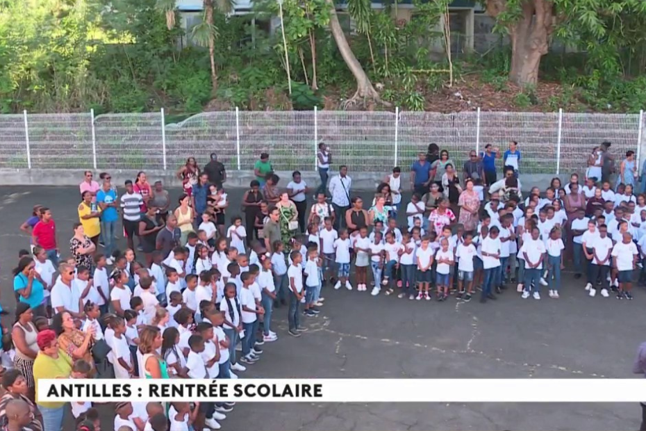 REPLAY. La rentrée scolaire en Guadeloupe et Martinique, à la Une de l