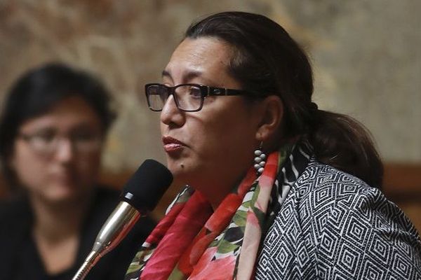 Maïna Sage à l'Assemblée Nationale (juillet 2017).