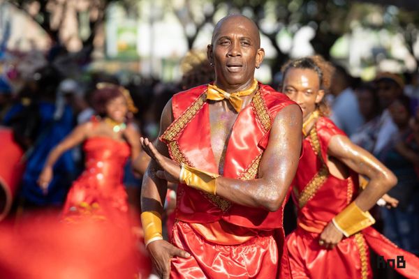 Ambiance du carnaval en Martinique.