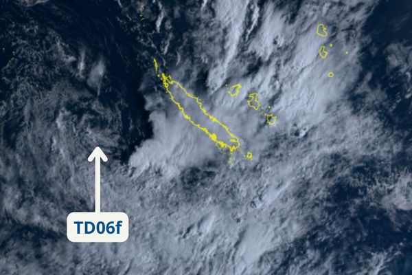 Image du satellite météorologique Himawari-9, le 6 février 2025, à 8 heures.