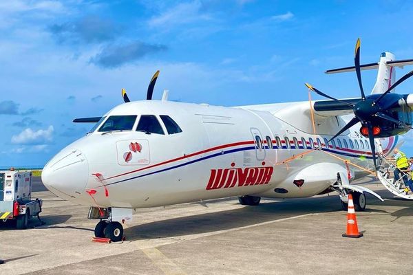 Un appareil de la compagnie Winair