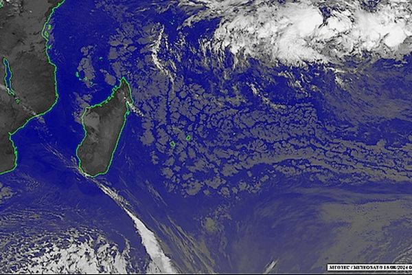 Zone suspecte Nord de l'ocean Indien 15 août 2024