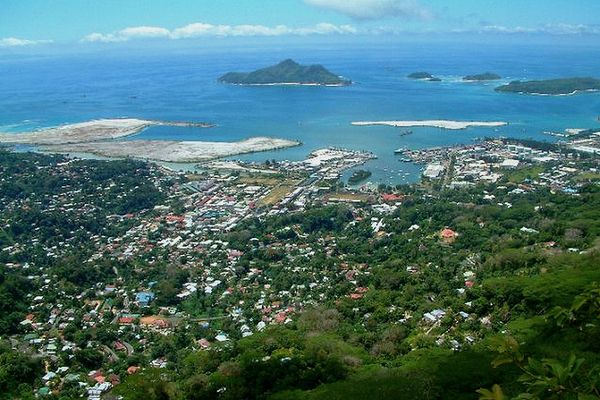 Port de Victoria aux Seychelles