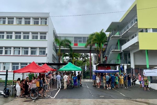 Grève au lycée Lapérouse le 21 février 2024