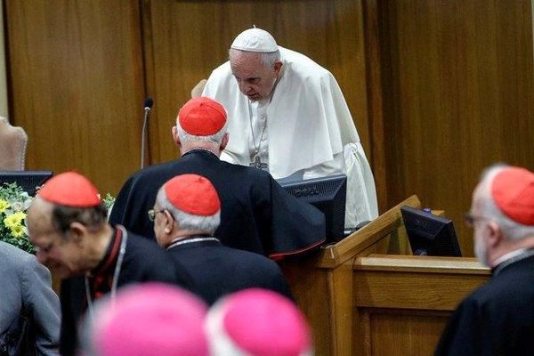 Le Pape François lors de l'ouverture de la Conférence