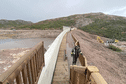 Dernières opérations avant l'inauguration sur le chantier du barrage de la Vigie