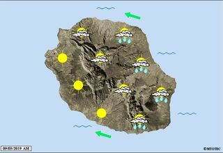 La Réunion Averses Soleil Et Une Houle De 35 M Sur Les