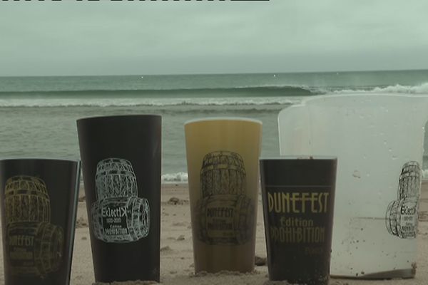 "Ecocup" sur la Dune 