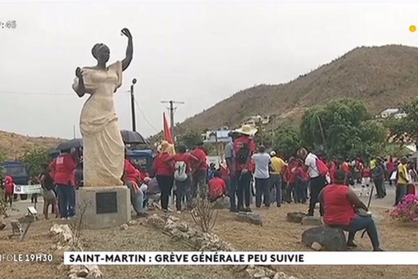 Grève générale à Saint-Martin