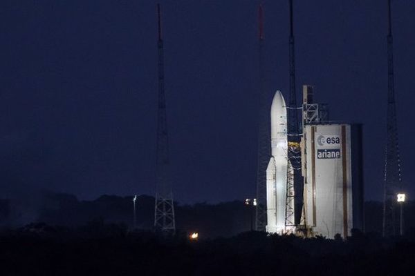 Le 6 septembre dernier, le tir Ariane 5 n'avait pas eu lieu au Centre Spatial Guyanais.