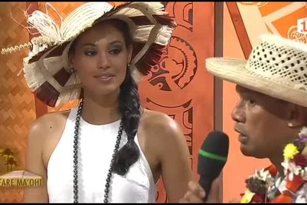 Miss Tahiti, Hinarere Taputu était l'invitée de l'émission Fare maohi