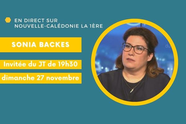 Sonia Backès sera l'invité politique du JT de NC la 1ère.