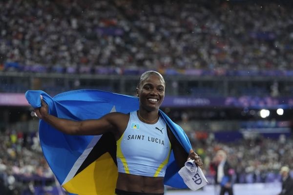 Julien Alfred de Sainte-Lucie, championne du 100m aux Jeux Olympiques de Paris 2024