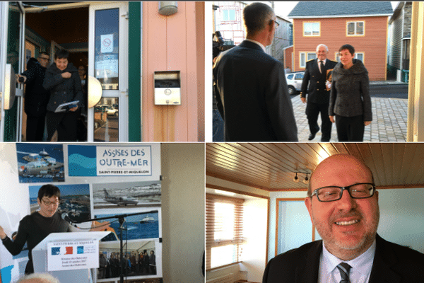 Premier jour de visite officielle à Saint-Pierre et Miquelon