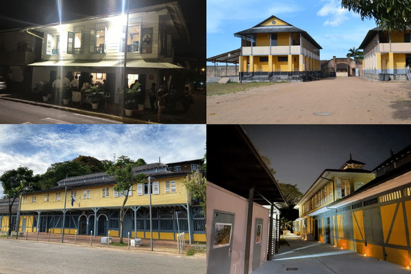 La maison de Félix Eboué, le camp de la tranportation, l'ancienne maison des douanes