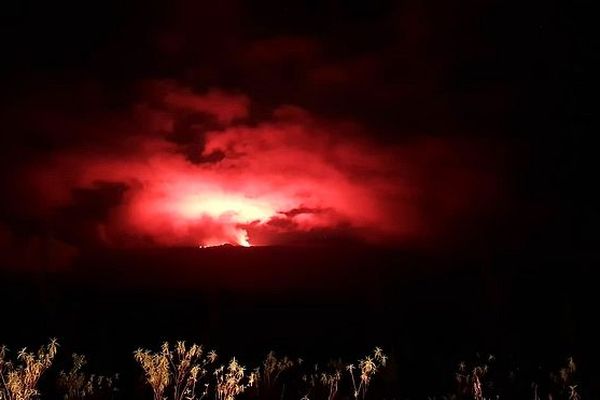 Volcan éruption mars 2019