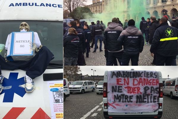 Manifestation ambulanciers